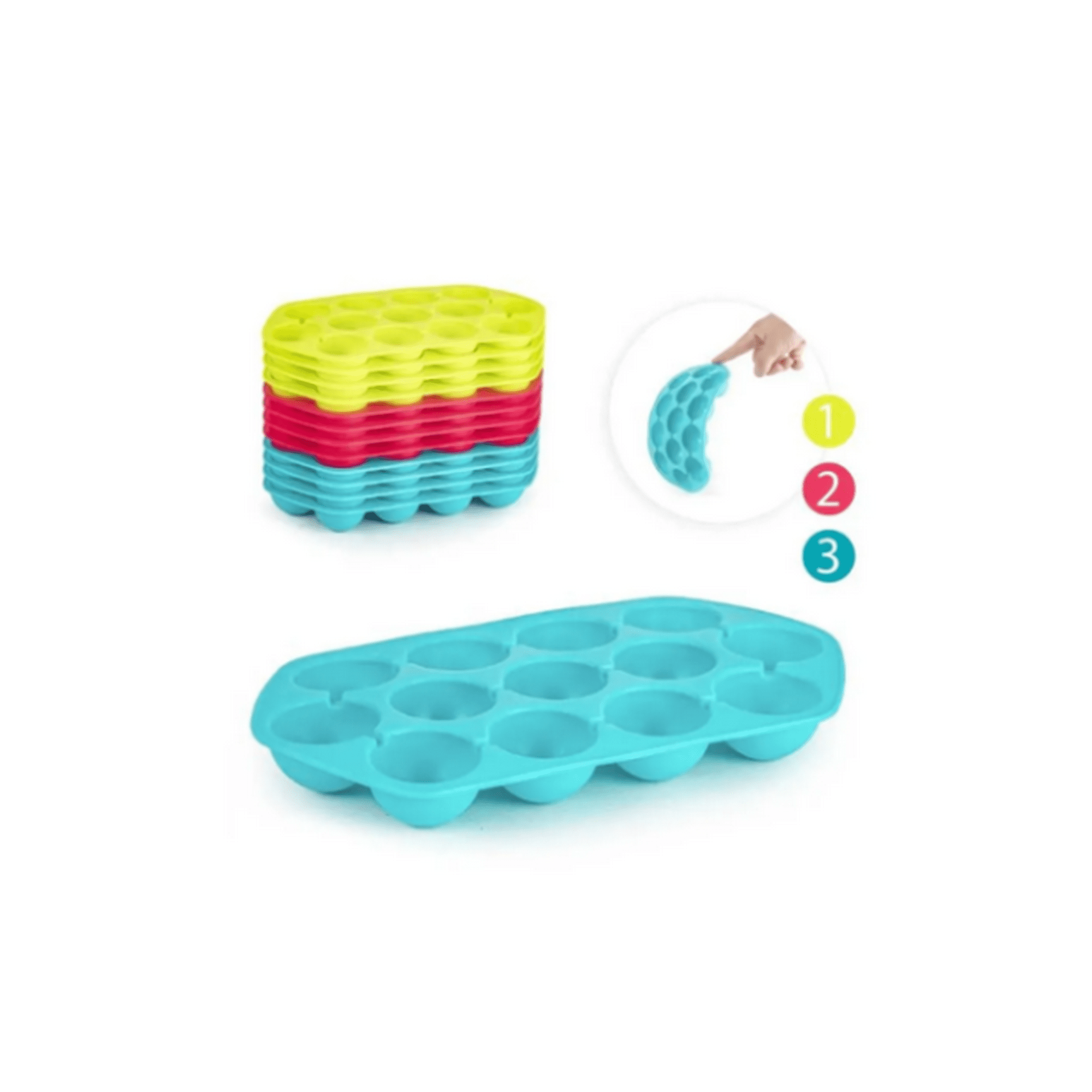 Genérico - Cubitera De Goma Color