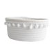 thumbnail image 3 of Preciosa Cesta De Almacenamiento Suave Tejido De Hilo De Algodón Bola De Lana Decoración De Mesa Bola De Felpa Blanca, 3 of 5