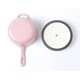 thumbnail image 4 of Cacerola HAWOK de hierro fundido esmaltado rosa de 1,9 L con tapa, 4 of 4