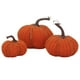 thumbnail image 2 of 3x Adornos De Calabaza De Tela Rústica Para Mesa Acción De Gracias Temporada De Otoño, 2 of 3