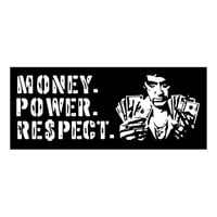Rienda Libre Graphics - Decomural Money Power Respect Scarface Ws-34165
