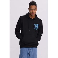 Fashionspark - Polerón Hombre Print Smile Night Negro