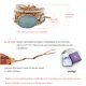 thumbnail image 4 of Pulsera Plumiss de Cuentas de Amazonita Envolvente para Mujer, 4 of 6