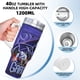thumbnail image 5 of Gárgolas Vaso aislado de acero inoxidable con asa, diseño temático, regalo para familia, amigos y fans; incluye pajita y encaja en el portavasos estándar, 40 oz, 5 of 6