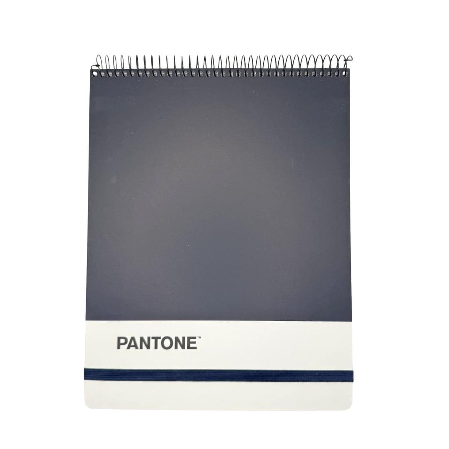 Genérico - Croquera Pantone Carta Cierre Con Elástico 100 Hojas 80g/m2 Azul
