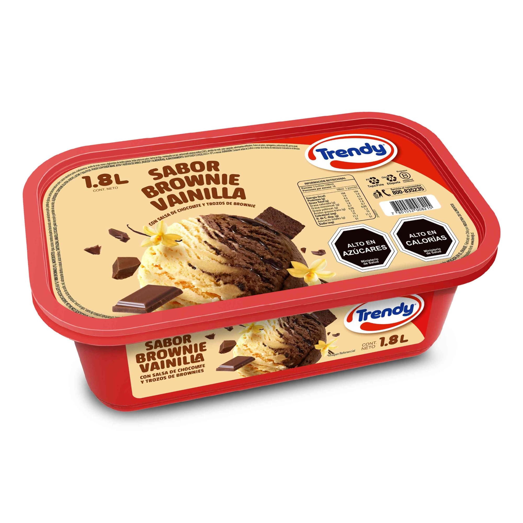 Cassata Brownie Vainilla, 1.8 L