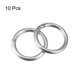 thumbnail image 3 of Uxcell Anillos Redondos de Acero Inoxidable 304 para DIY 40mm, 3 of 5