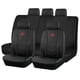 thumbnail image 1 of Fundas Asiento Toyota Eco Cuero Negro – 9 Piezas Bordadas, 1 of 4