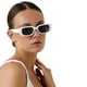 thumbnail image 2 of Gafas Lentes De Sol Retro Cuadrada Blanco, 2 of 3