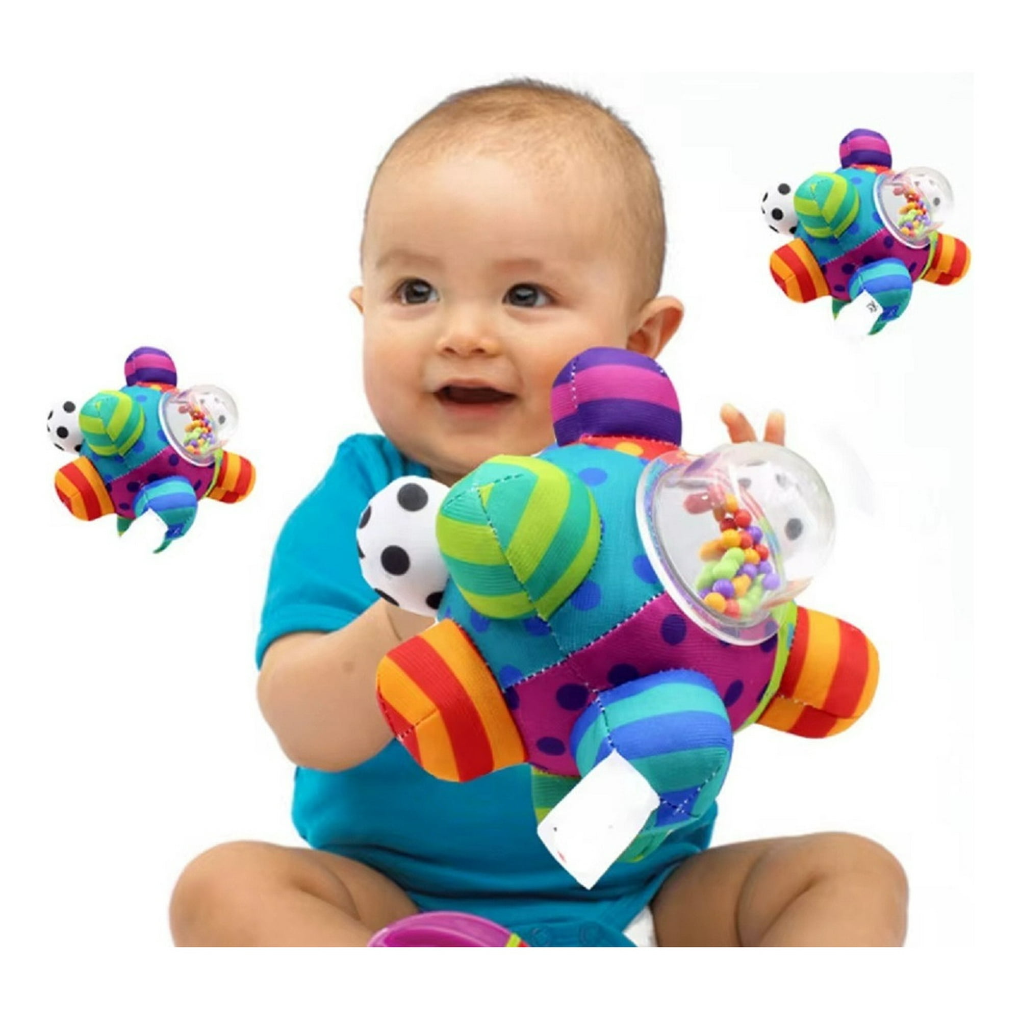 Genérico - Sonajero Pelota Estimula Desarrollo Sensorial Congnitivo Lau