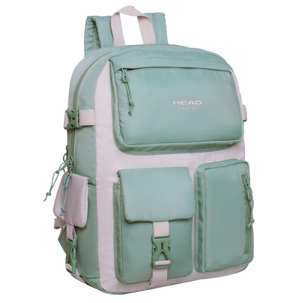 Mochila Mujer Escalede Color Block Menta Head