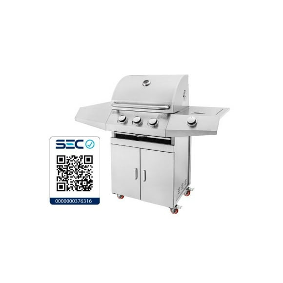 Parrilla a Gas Tradicional 3 Quemadores