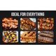 thumbnail image 5 of Pinchos Fuego para Parrilla - Cuchilla Plana de Acero Inoxidable de 17" (43,2 cm) con Deslizador | Reutilizables y Aptos para Lavavajillas | Pinchos para Barbacoa y Kebab | Juego de 8, 5 of 9