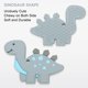 thumbnail image 4 of Mordedor MISSLILI para bebé, dinosaurio de silicona sin BPA, 4 of 7
