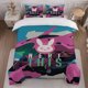 thumbnail image 1 of D.va Mecha Themed Bedding Set Three-Piece Duvet Cover and Pillowcase Set, 1 of 5