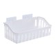 thumbnail image 1 of plástico autoadhesivo baño estante estante de cocina estante caddy blanco, 1 of 5