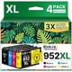 thumbnail image 1 of Cartuchos de tinta E-Z Ink 952XL, paquete de 4, compatibles con HP 952 XL, 1 of 9