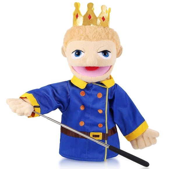Marionetas de peluche con barra de control para juegos de rol para niños