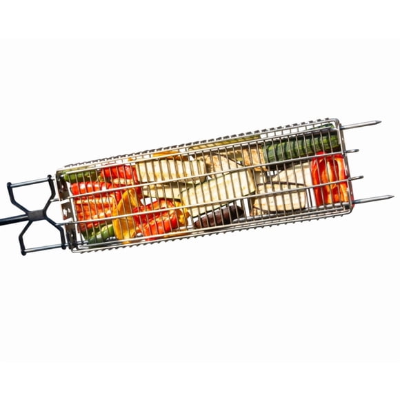 Rejilla XL para Alimentos Kanka - Acero Inoxidable Regulable para Asador y Parrilla