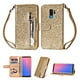 thumbnail image 1 of Funda para FOXDOCK Elegante funda Samsung Galaxy S9 Plus Glitter con cremallera-Ideal para el uso diario, 1 of 5