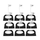 thumbnail image 4 of 9 Piezas Golf Putt Cup Cup Interior Portable Train Ayuda Con Patio De Bandera Holce Al Aire Libre Negro, 4 of 5