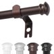 thumbnail image 1 of Barra de cortina CorkLatta Bronze 76-152 cm con soportes de acero inoxidable, 1 of 6