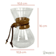 thumbnail image 2 of Cafetera Manual Biancci Pour Over 400ml Método De Extracción Por Goteo O Filtrado Compatible Con Filtros De Acero Y Papel Mango Ergonómico De Madera Resistente Al Calor, 2 of 5