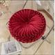 thumbnail image 2 of Cojin Velvet Plisado Rojo, 2 of 2
