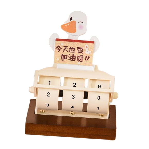 Calendario Perpetuo De Escritorio Rotatorio Calendario Perpetuo Con Ruedas De Regalo Calendario De Mesa Come On Duck