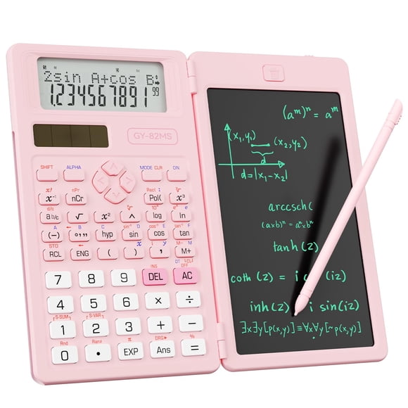 Calculadora científica ROATEE GY-82MS con 240 funciones, color rosa