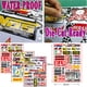 thumbnail image 4 of Paquete de 90 pegatinas para coche, divertidas pegatinas de PVC con dibujos animados, para monopatín, coche, viajes, portátil, teléfono, bicicleta, MTB, motocicleta, para niños, niñas, adolescentes y, 4 of 5