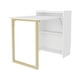 thumbnail image 2 of Escritorio Plegable 85,6X101X63X6 Cm Blanco, 2 of 8