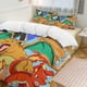 thumbnail image 2 of Pokmon Charizard 3 Piece Sets Full/Queen Size - Reversible Microfiber Quilts with Shams Soft Lightweight Bedspread Coverlet Comforter for All Season Bed Sheets, 2 of 4