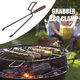 thumbnail image 4 of Abrazadera de acero inoxidable para barbacoa, picnic, mochilero, camping, senderismo y picnic., 4 of 6