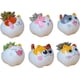 thumbnail image 1 of Set 2 Macetas Gatito Dibujo Animado Decoracion Hogar Lau, 1 of 3