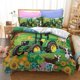 thumbnail image 2 of John Deere Logo Tractor Kart Quilt Duvet Cover Set Bedding Bedspread, 2 of 3