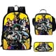 thumbnail image 1 of 3Pcs Set My Hero Mochila Academia Backpacks with Lunch Bags Pencil Case ,Cartoon Large Capacity School Bags for Grade 1-5, 1 of 3