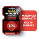 thumbnail image 2 of Tiras de Montaje Scotch-Mount 2,5 cm x 7,6 cm Negro - Pack de 16, 2 of 8