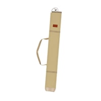 Magideal - Funda Para Caña De Pescar Plegable Portátil De Lona Resistente Con Diseño Elástico Para Almacenar Cañas Carretes Equipo Adecuada Para Aficionados Pesc 140Cm Beige