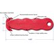 thumbnail image 2 of Cuchillo Multiusos RGNINE Klever Kutter Pack de 100 (Naranja), 2 of 6