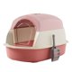 thumbnail image 4 of Caja De Arena Grande Para Gatos Con Puerta Delantera Caja De Arena Duradera Para Mascotas Con Tapa Color Rosa, 4 of 5