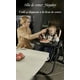 thumbnail image 2 of Silla De Comer Lujosa Reclinable Hagaday Negra By Lubabycas, 2 of 8