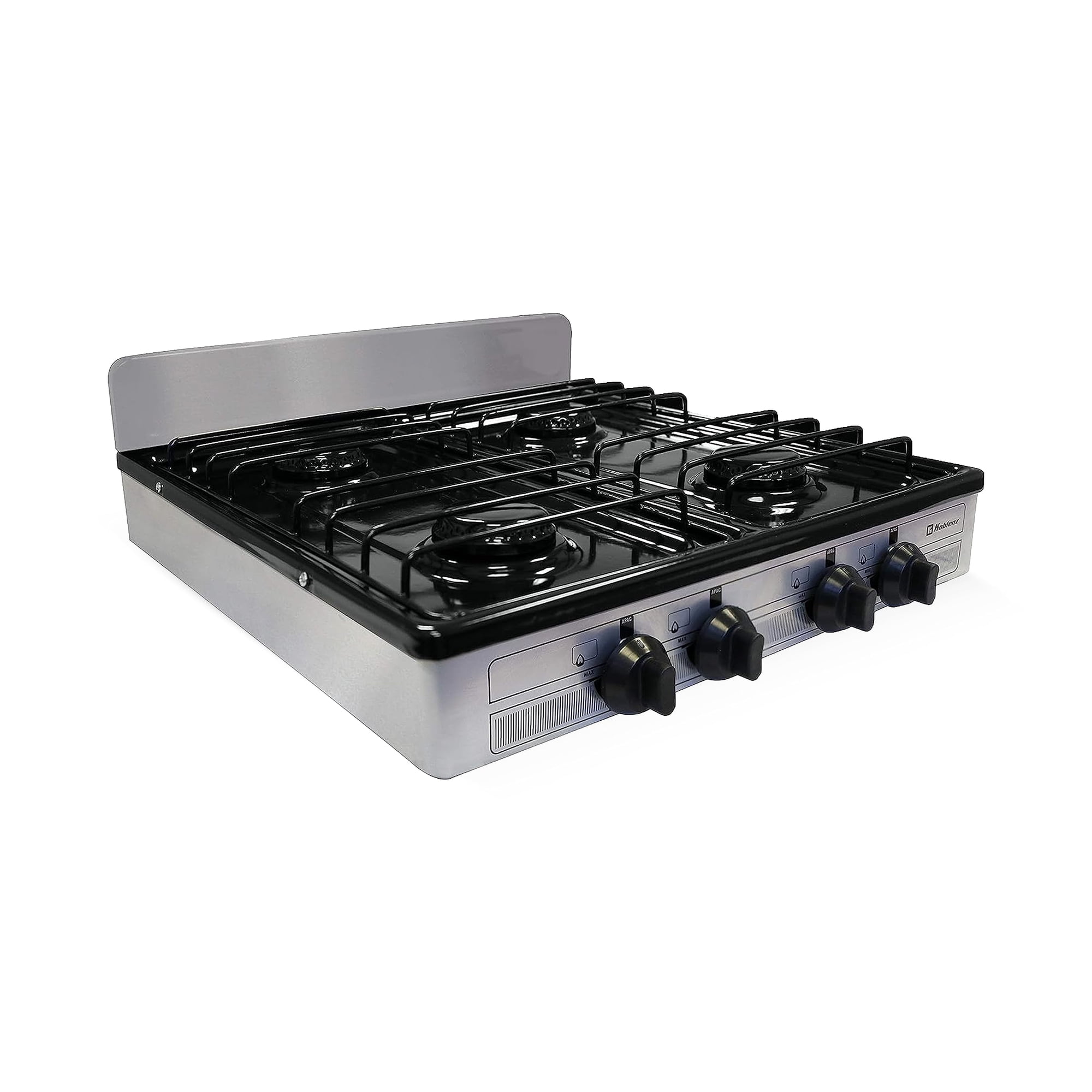 Estufa Koblenz Psk-400s 4 Portátil Con Cubierta De Porcelana Plateada