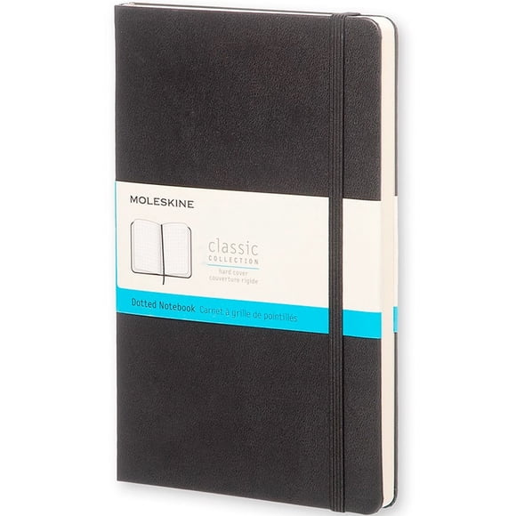 Libreta Moleskine Clásica Tapa Dura Negra L Punteada