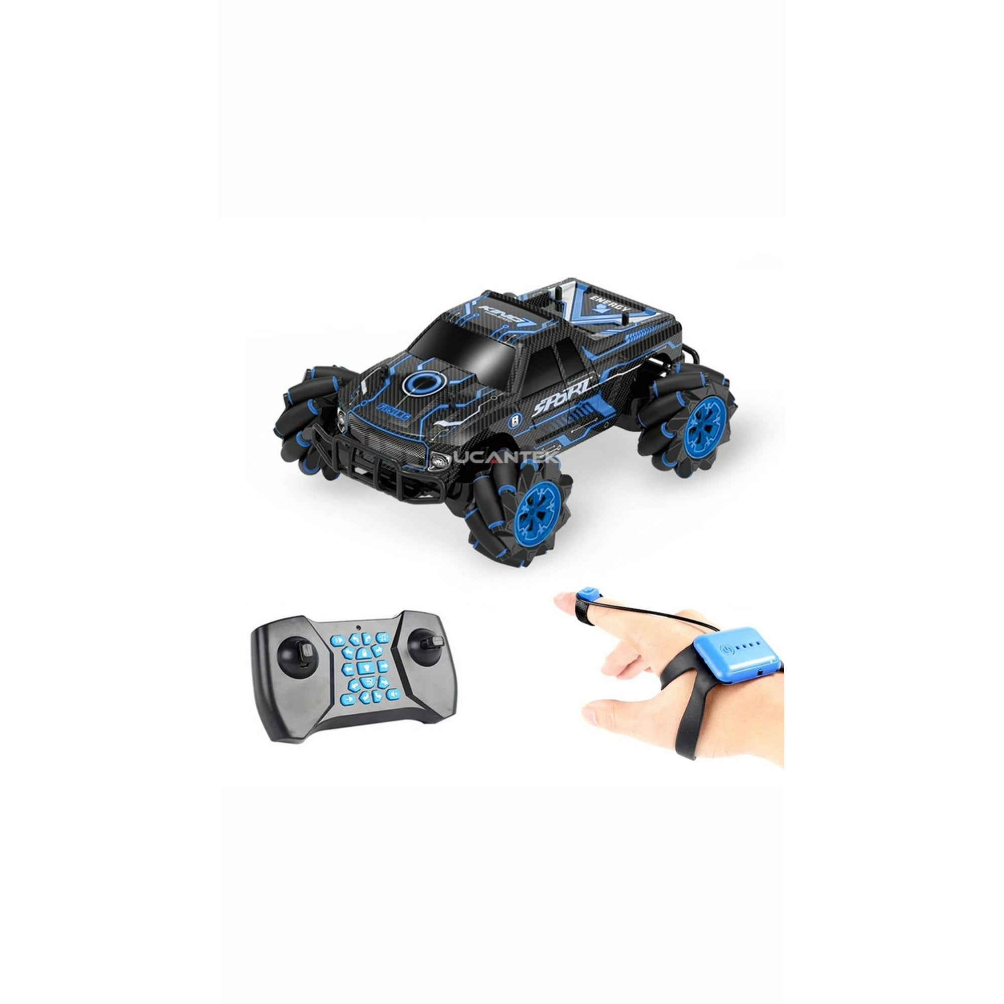 Willesu - Camioneta 4x4 Control Remoto 2.4ghz - Todo Terreno Azul