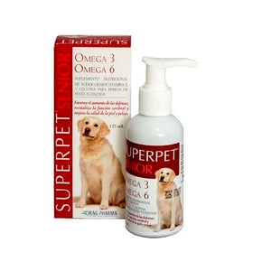 Drag Pharma - Suplemento Superpet Perro Senior Omega 3 Y 6 Vit E 125Ml