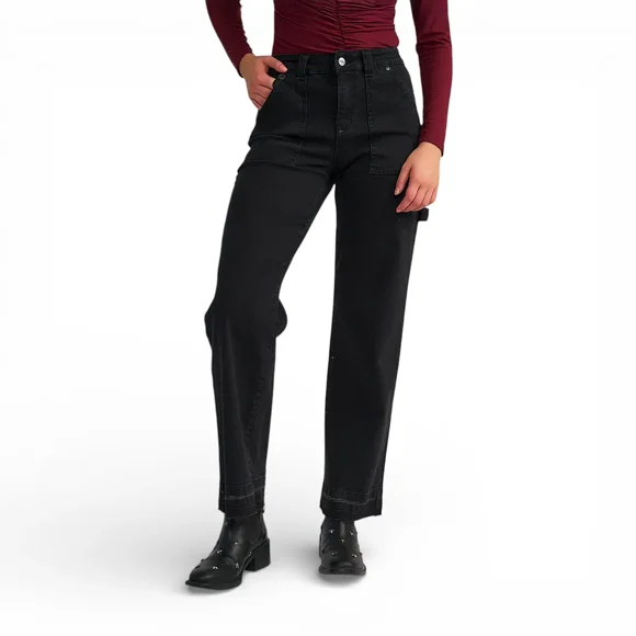 Jeans Mujer Carpenter Black Basta Destroyed Il Gioco