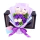 thumbnail image 1 of Ramo De Flores De Jabón Artificial, Regalos Del Día De San Valentín Para El Aula, Escuela, Hombres, Violeta, 1 of 5