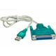 thumbnail image 1 of Cable Adaptador Usb A Puerto Paralelo Impresora Db25 Hembra verde, 1 of 3