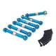 thumbnail image 4 of Varilla De Tracción De Enlaces De Dirección De Metal 43-55 Mm Para HS 1/18 RC Car Truck Azul, 4 of 5